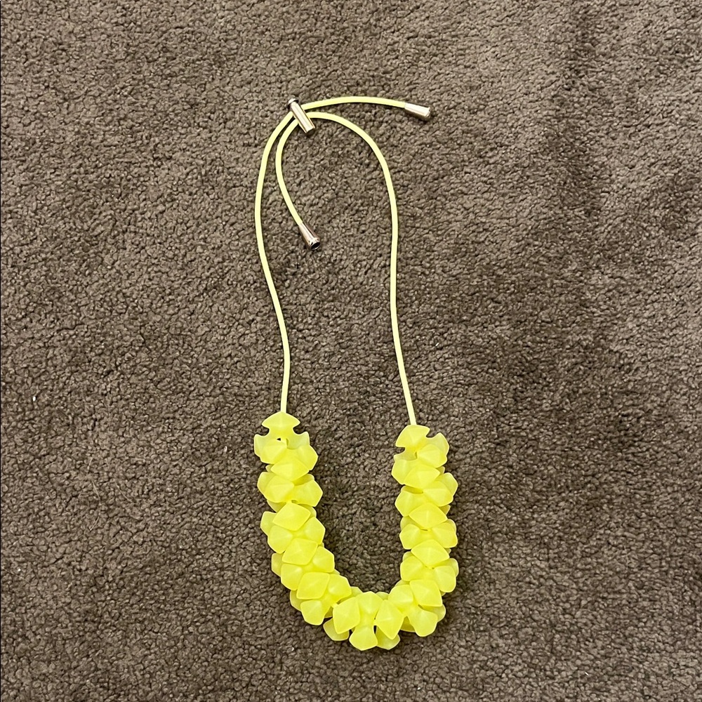 Bright Yellow Kids Chewy Necklace